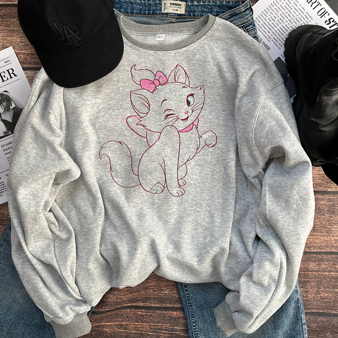 دورس سه نخ پنبه توکرکی چاپی مدل گربه های اشرافی